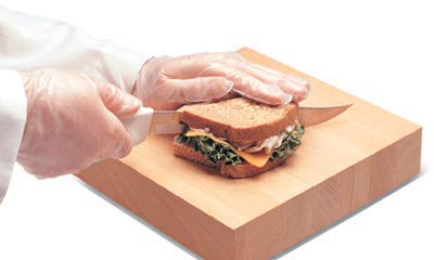 HDPE Disposable Plastic Gloves, Latex Free Powder Clear Polyethylene Hand Gloves (Pack of 100) - Manohar International