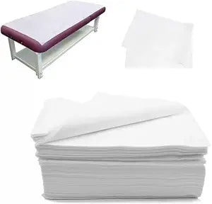 Manmed | Non Woven Fabric Disposable Bed Sheet for Hospital - Disposable Sheets for Patients (Pack of 10) - Manohar International