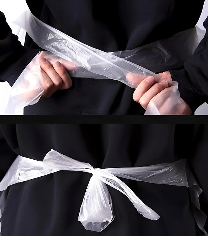 Mankolo | Plastic Salon Apron (Pack of 50) - Manohar International