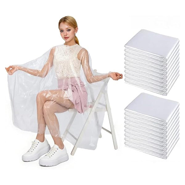 Mankolo | Disposable Plastic Hair Cutting Cape
