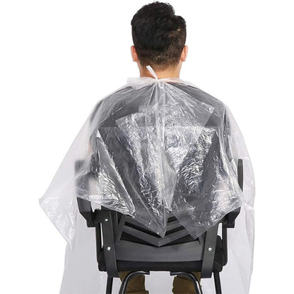 Mankolo | Disposable Plastic Hair Cutting Cape