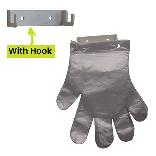 Plastic Hand Glove with Wall Mount Clip Organizer