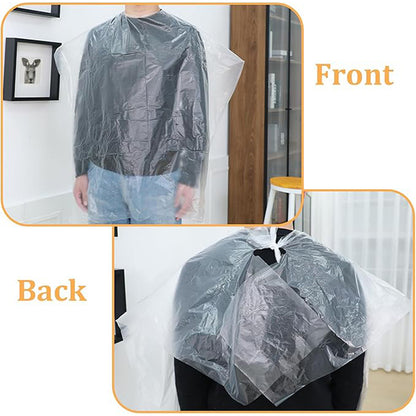 Mankolo | Disposable Plastic Hair Cutting Cape