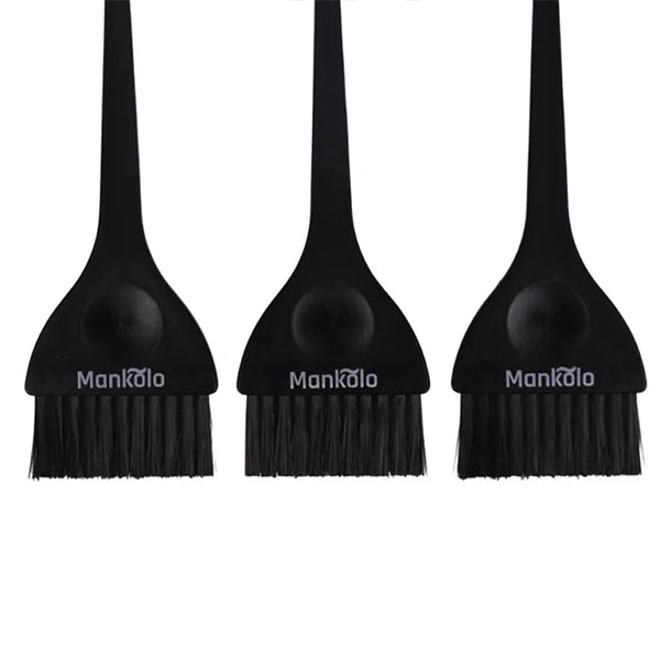 Mankolo | Wide Dye Hair Coloring Brush with Long Tail (Pack of 3)