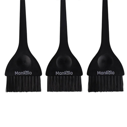 Mankolo | Wide Dye Hair Coloring Brush with Long Tail (Pack of 3)