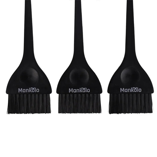 Mankolo | Wide Dye Hair Coloring Brush with Long Tail (Pack of 3)