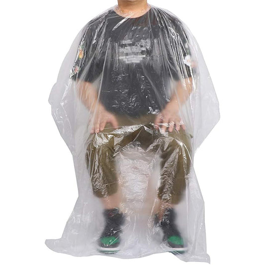Mankolo | Disposable Plastic Hair Cutting Cape