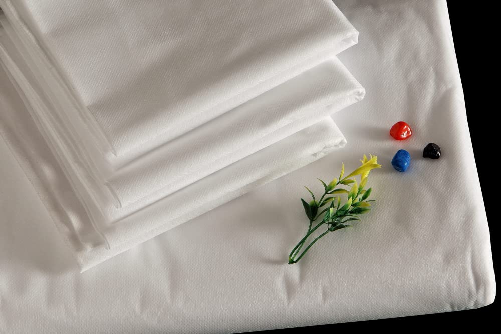 Manmed | Non Woven Fabric Disposable Bed Sheet for Hospital - Disposable Sheets for Patients (Pack of 10) - Manohar International