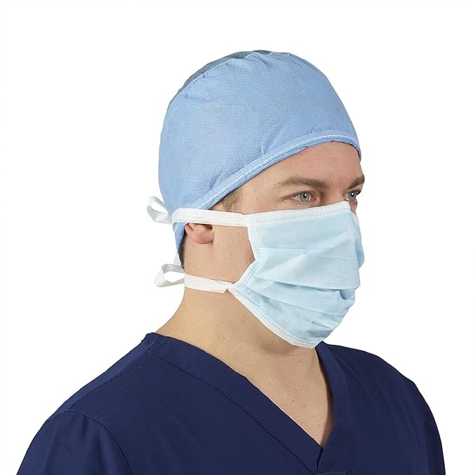 Manmed | Disposable Medical Face Mask With Melt Blown Filter (Blue, Pack of 100) - Manohar International