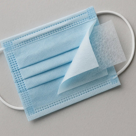 Manmed | Disposable Medical Face Mask With Melt Blown Filter (Blue, Pack of 100) - Manohar International