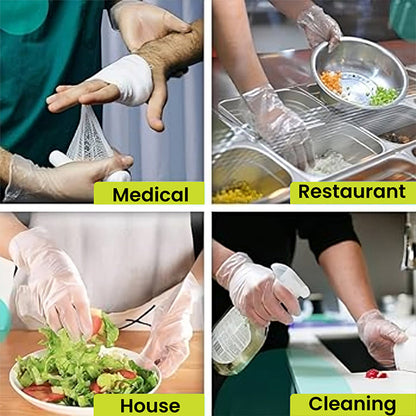 Plastic Hand Glove with Wall Mount Clip Organizer