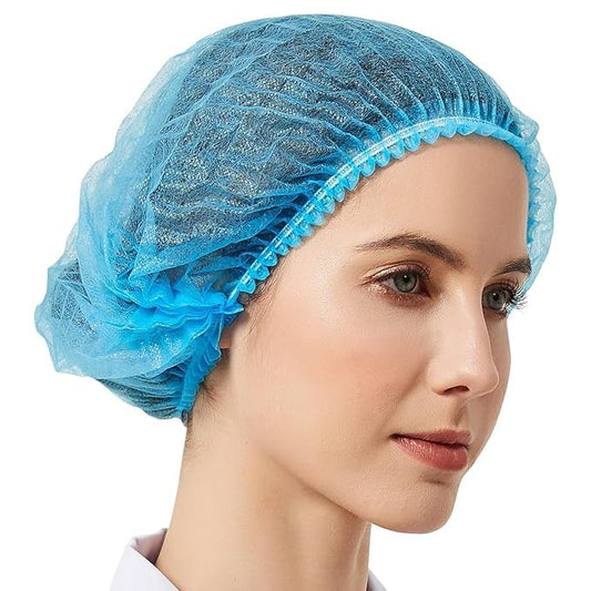 Manmed | Non-Woven Bouffant Caps (Pack of 100) - Manohar International