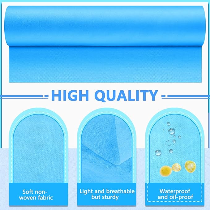 Manmed | Non Woven Fabric Disposable Bed Sheet for Hospital - Disposable Sheets for Patients (Pack of 10) - Manohar International
