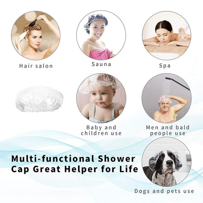 Mankolo | Plastic Shower Cap (Pack Of 100)