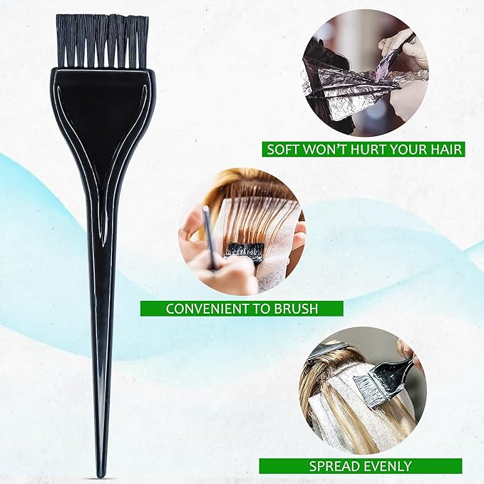 Mankolo | Small Dye Hair Coloring Brush with Long Tail (Pack of 2) - Manohar International