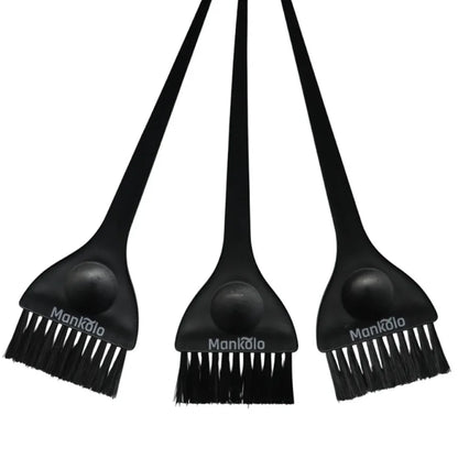 Mankolo | Wide Dye Hair Coloring Brush with Long Tail (Pack of 3)