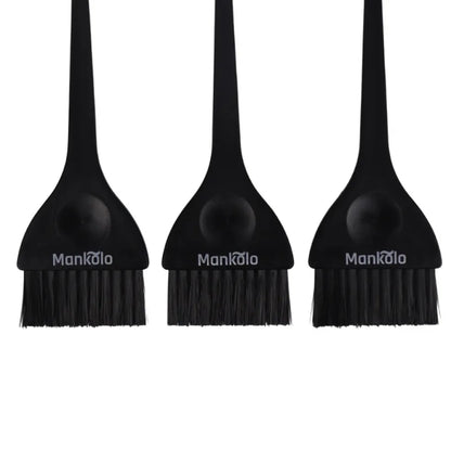 Mankolo | Wide Dye Hair Coloring Brush with Long Tail (Pack of 3)